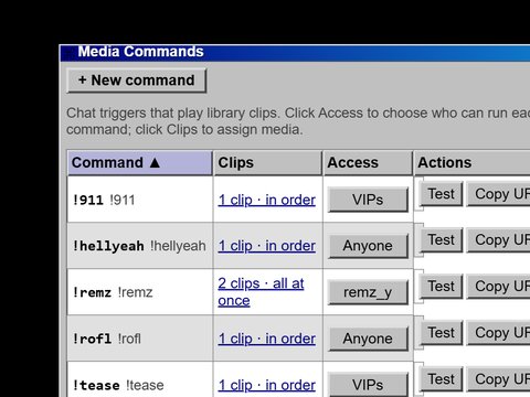 Commands & Gadgets in GRiMbOS